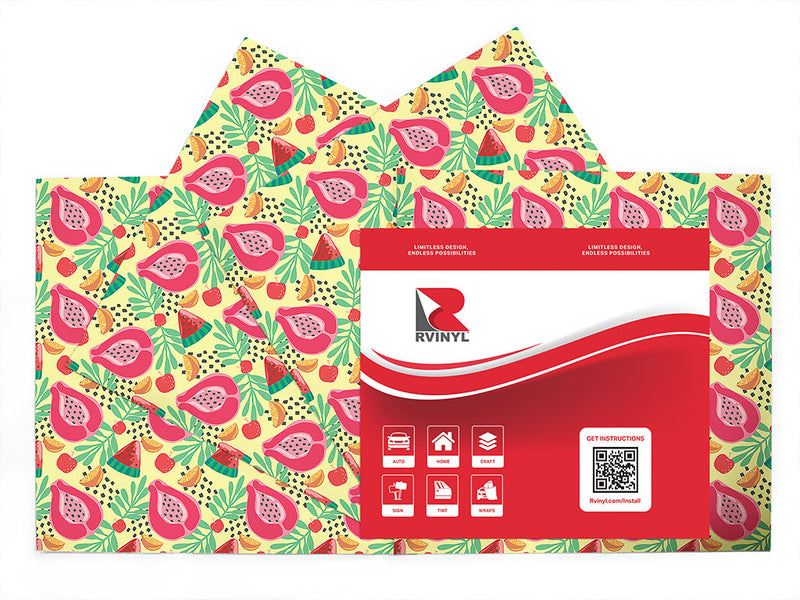 seeded sugar fruit Craft Vinyl Sheet Pack
