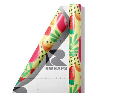 Seeded Sugar Fruit Wrap Film Sheets~Rwraps Series 914 Seeded Sugar Fruit Scrolled Sheet~3