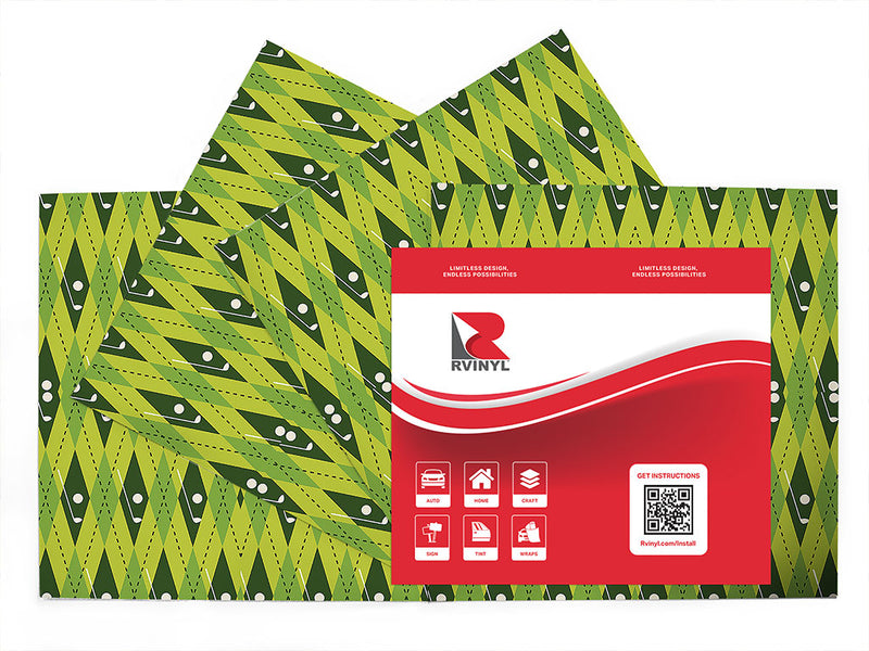 seeing green sport Craft Vinyl Sheet Pack