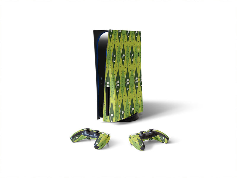 seeing green sport Sony PS5 DIY Skin