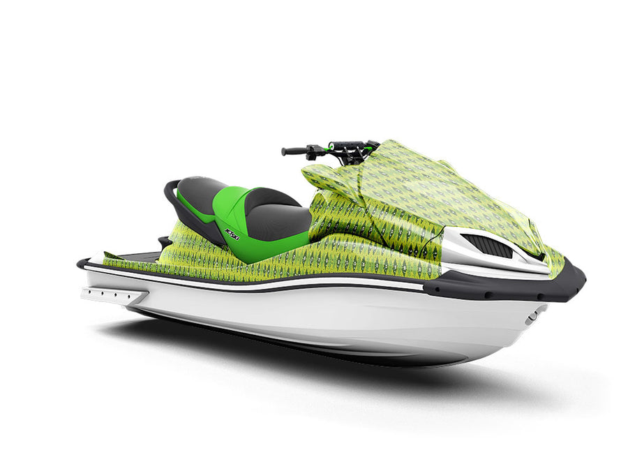 Seeing Green Sport Jet Ski Vinyl Customized Wrap
