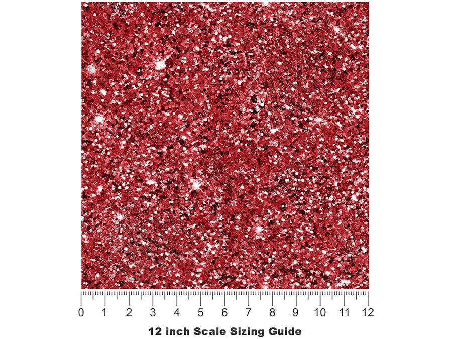 Seeing Red Gemstone Vinyl Film Pattern Size 12 inch Scale~Rwraps Seeing Red Gemstone Sizing Chart~2