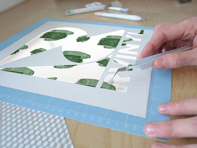 seeking oasis watercolor Easy Weed Craft Vinyl