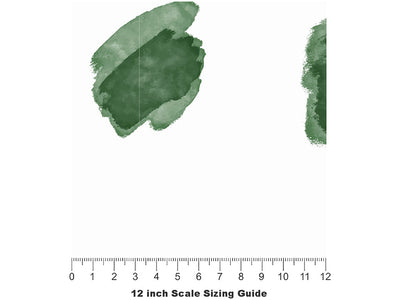 Seeking Oasis Watercolor Vinyl Film Pattern Size 12 inch Scale~Rwraps Seeking Oasis Watercolor Sizing Chart~2