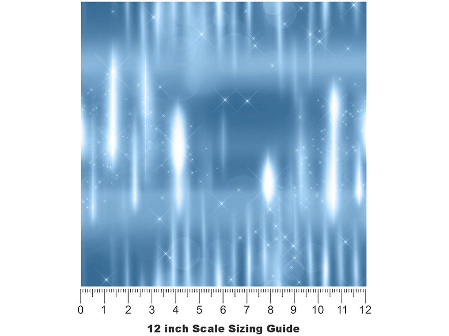 Selene Light Gemstone Vinyl Film Pattern Size 12 inch Scale~Rwraps Selene Light Gemstone Sizing Chart~2