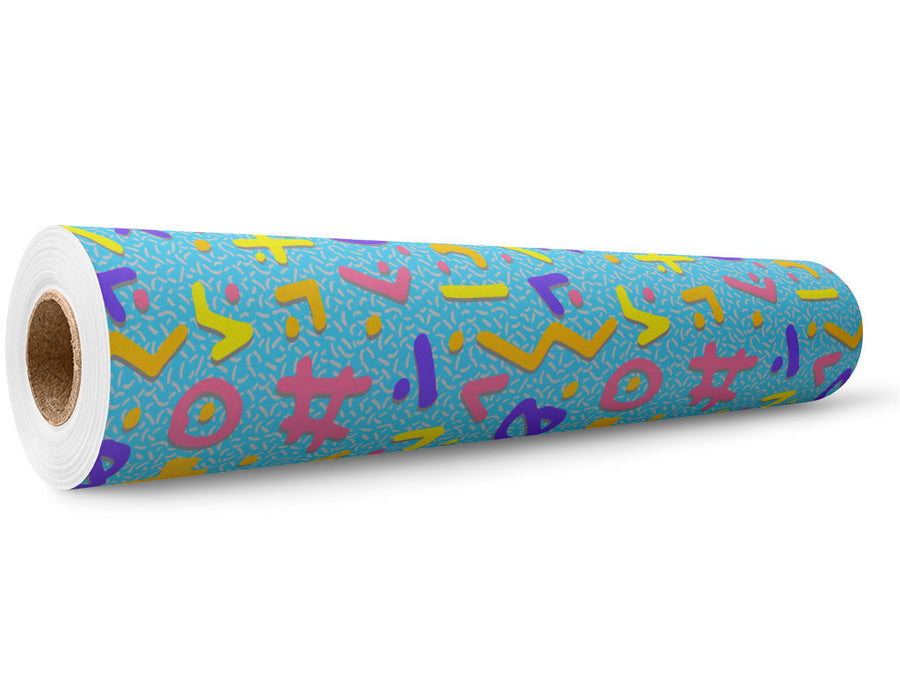 Semi-Charmed Life Retro Wrap Film Wholesale Roll~Rwraps Series 914 Digitally Printed Vinyl Roll~5