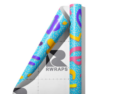 Semi-Charmed Life Retro Wrap Film Sheets~Rwraps Series 914 Semi-Charmed Life Retro Scrolled Sheet~3