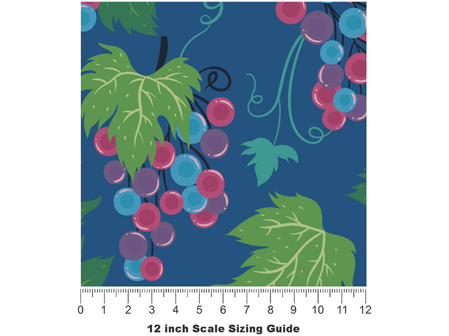 Sensational Scarlotta Fruit Vinyl Film Pattern Size 12 inch Scale~Rwraps Sensational Scarlotta Fruit Sizing Chart~2