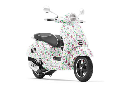 Seoul Kitchen Fruit Vespa Scooter Wrap Film