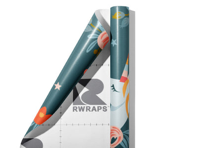 Serene Evening Fantasy Wrap Film Sheets~Rwraps Series 914 Serene Evening Fantasy Scrolled Sheet~3