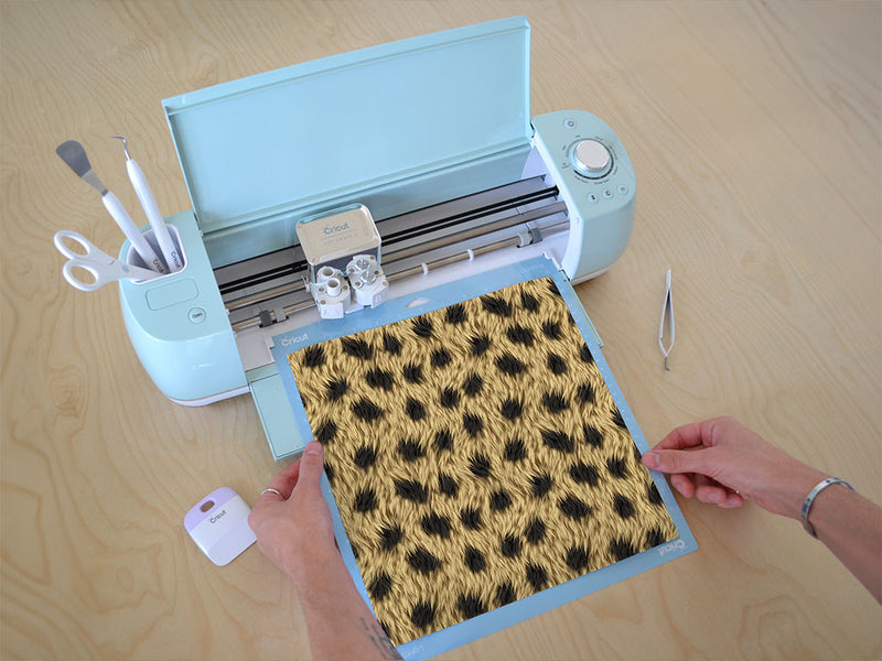 serengeti yeti animal print Cricut Compatible Vinyl