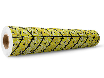 Serious Citrine Mosaic Wrap Film Wholesale Roll~Rwraps Series 914 Digitally Printed Vinyl Roll~5