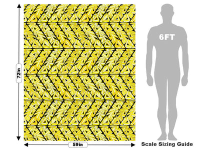 Serious Citrine Mosaic Vehicle Wrap Scale~Rwraps Series 914 Serious Citrine Mosaic Measurements~1