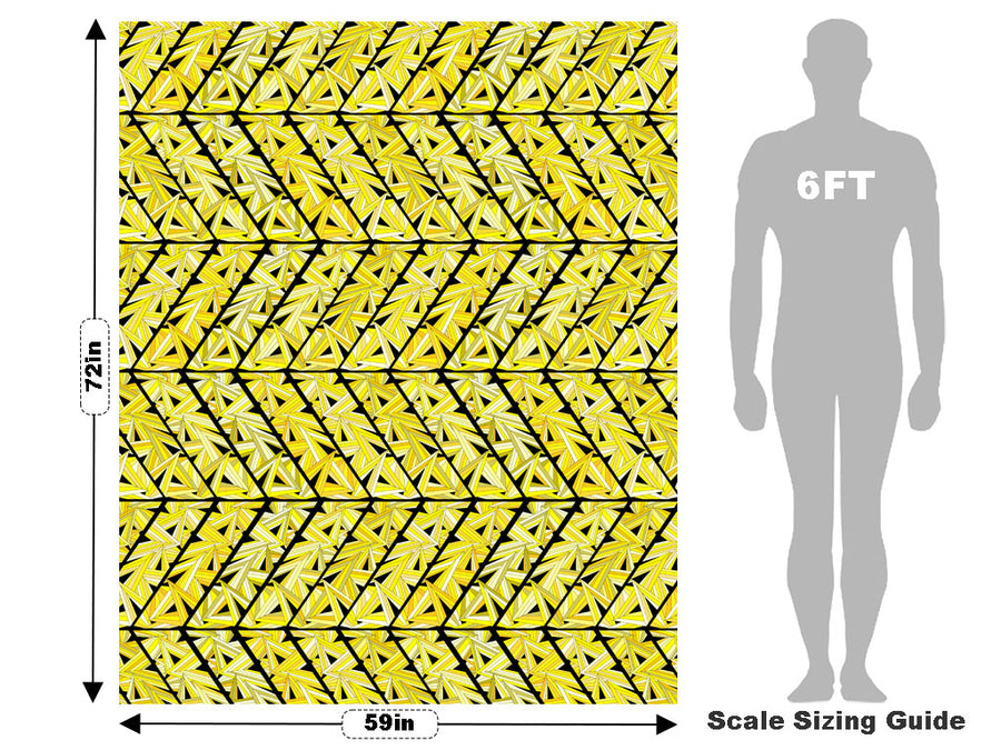 Serious Citrine Mosaic Vehicle Wrap Scale~Rwraps Series 914 Serious Citrine Mosaic Measurements~1