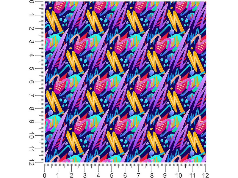 serious competition abstract geometric 1ft x 1ft Craft Sheets