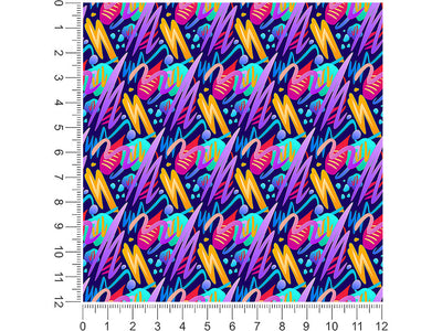 serious competition abstract geometric 1ft x 1ft Craft Sheets