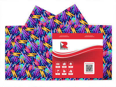 serious competition abstract geometric Craft Vinyl Sheet Pack