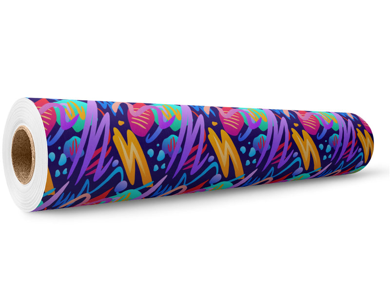 Serious Competition Abstract Wrap Film Wholesale Roll~Rwraps Series 914 Digitally Printed Vinyl Roll~5