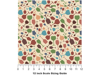 Serious Stemware Alcohol Vinyl Film Pattern Size 12 inch Scale~Rwraps Serious Stemware Alcohol Sizing Chart~2