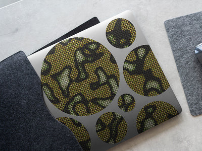 serpent snake animal print DIY Laptop Stickers