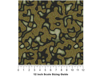 Serpent Snake Vinyl Film Pattern Size 12 inch Scale~Rwraps Serpent Snake Sizing Chart~3