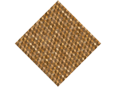 Sesame Stain Wooden Parquet Vinyl Wrap Pattern
