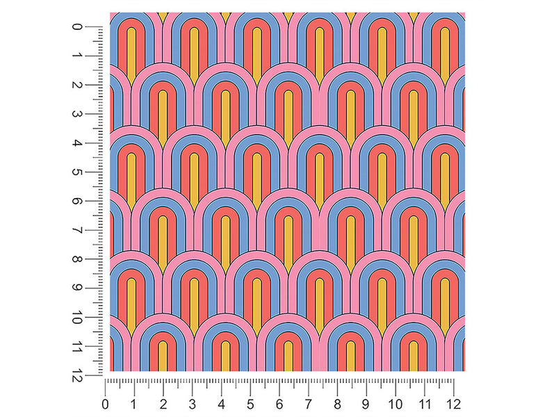 seventies forties art deco 1ft x 1ft Craft Sheets