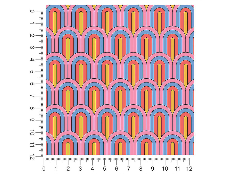 seventies forties art deco 1ft x 1ft Craft Sheets