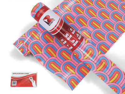 seventies forties art deco Craft Vinyl Roll