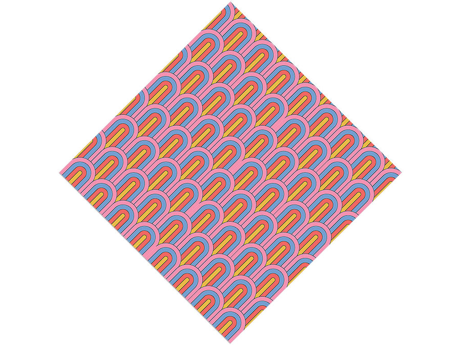 Seventies Forties Art Deco Vinyl Wrap Pattern