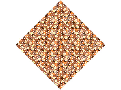 Seventies Retro Mosaic Vinyl Wrap Pattern