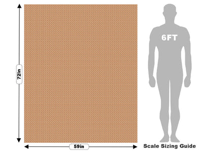 Seventies Retro Mosaic Vehicle Wrap Scale~Rwraps Series 914 Seventies Retro Mosaic Measurements~1