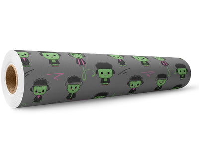 Sewn Up Halloween Wrap Film Wholesale Roll~Rwraps Series 914 Digitally Printed Vinyl Roll~5