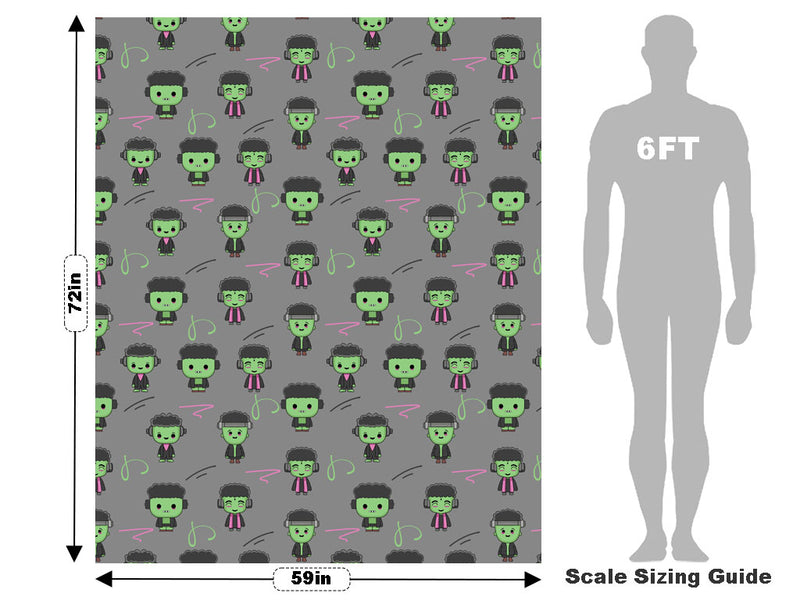 Sewn Up Halloween Vehicle Wrap Scale~Rwraps Series 914 Sewn Up Halloween Measurements~1