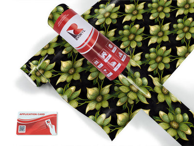 shadow lily floral Craft Vinyl Roll
