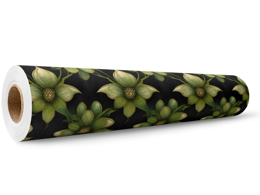 Shadow Lily Floral Wrap Film Wholesale Roll~Rwraps Series 914 Digitally Printed Vinyl Roll~5