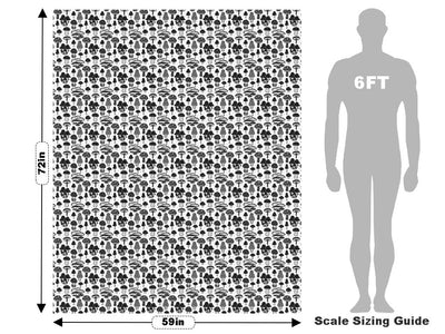 Shadowy Tubers Mushroom Vehicle Wrap Scale~Rwraps Series 914 Shadowy Tubers Mushroom Measurements~1