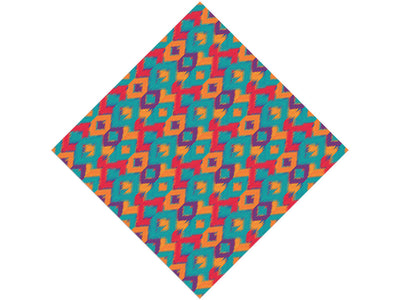 Shag Rug Argyle Vinyl Wrap Pattern
