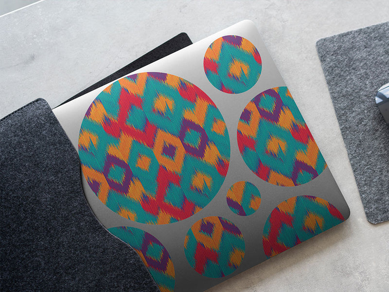 shag rug argyle DIY Laptop Stickers