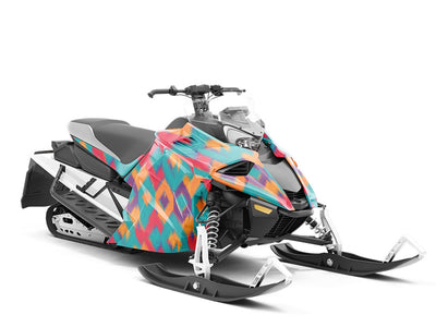 Shag Rug Argyle Custom Wrapped Snowmobile