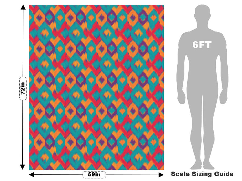 Shag Rug Argyle Vehicle Wrap Scale~Rwraps Series 914 Shag Rug Argyle Measurements~1