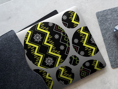 shaggy rogers abstract geometric DIY Laptop Stickers
