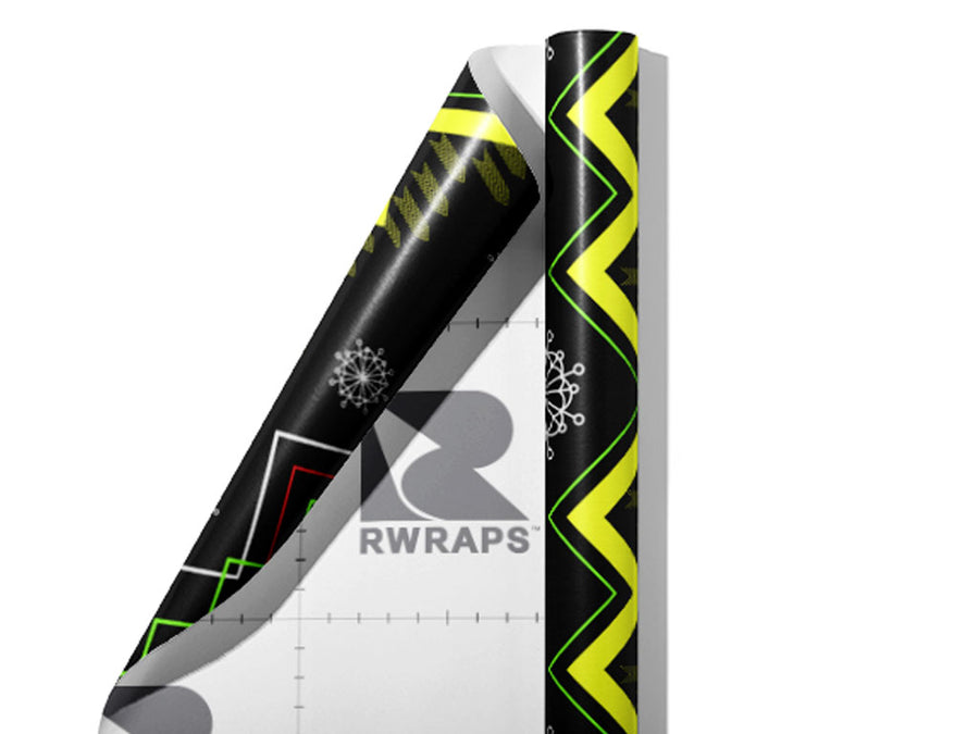 Shaggy Rogers Abstract Wrap Film Sheets~Rwraps Series 914 Shaggy Rogers Abstract Scrolled Sheet~3