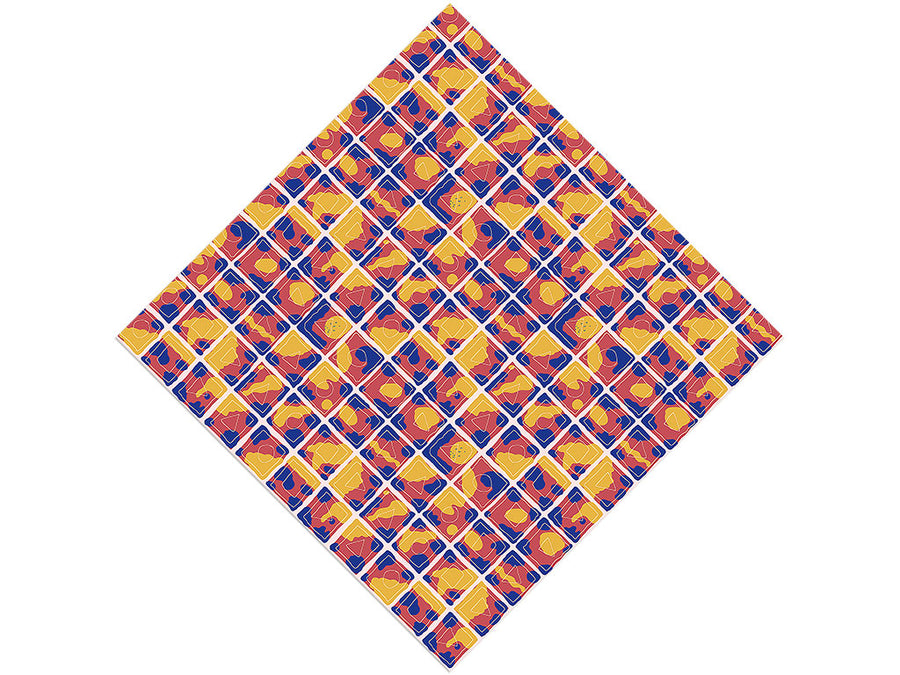 Shapely Squares Tile Vinyl Wrap Pattern