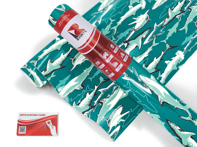 shark structure salt water Craft Vinyl Roll
