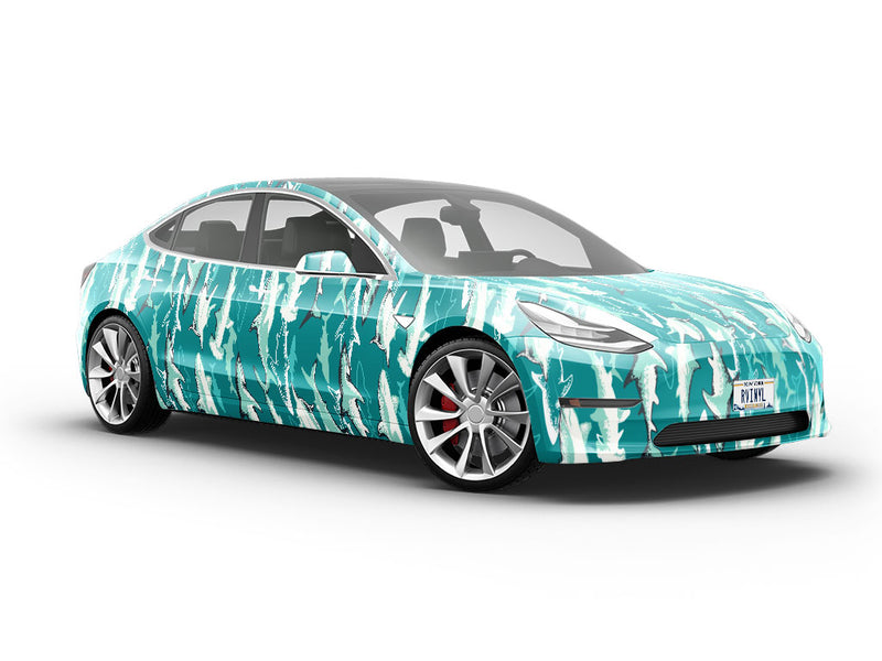 Shark Structure Marine Life Vehicle Vinyl Wrap