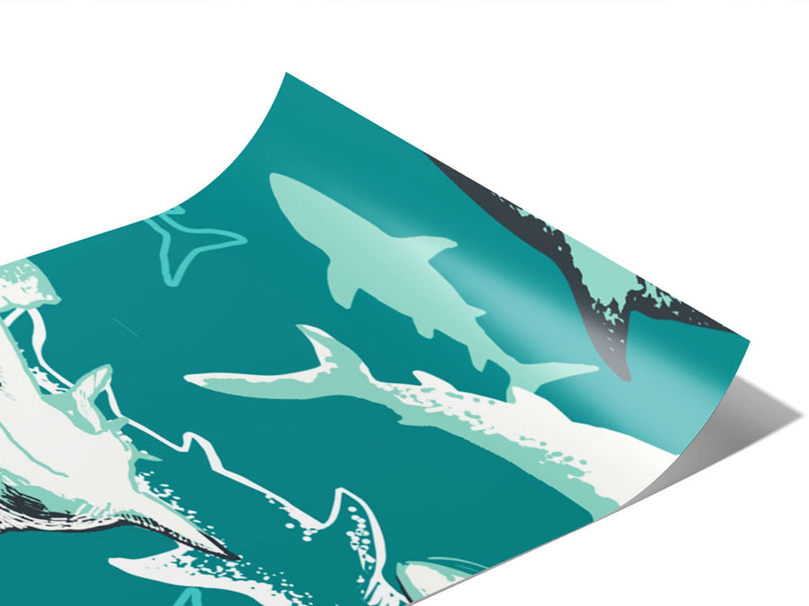 Shark Structure Marine Life Vinyl Wraps~Rwraps Series 914 Digitally Printed Vinyl Wrap~0