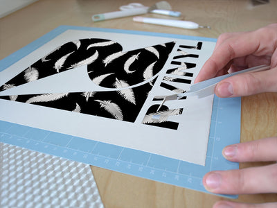 sharp feathers bird Easy Weed Craft Vinyl