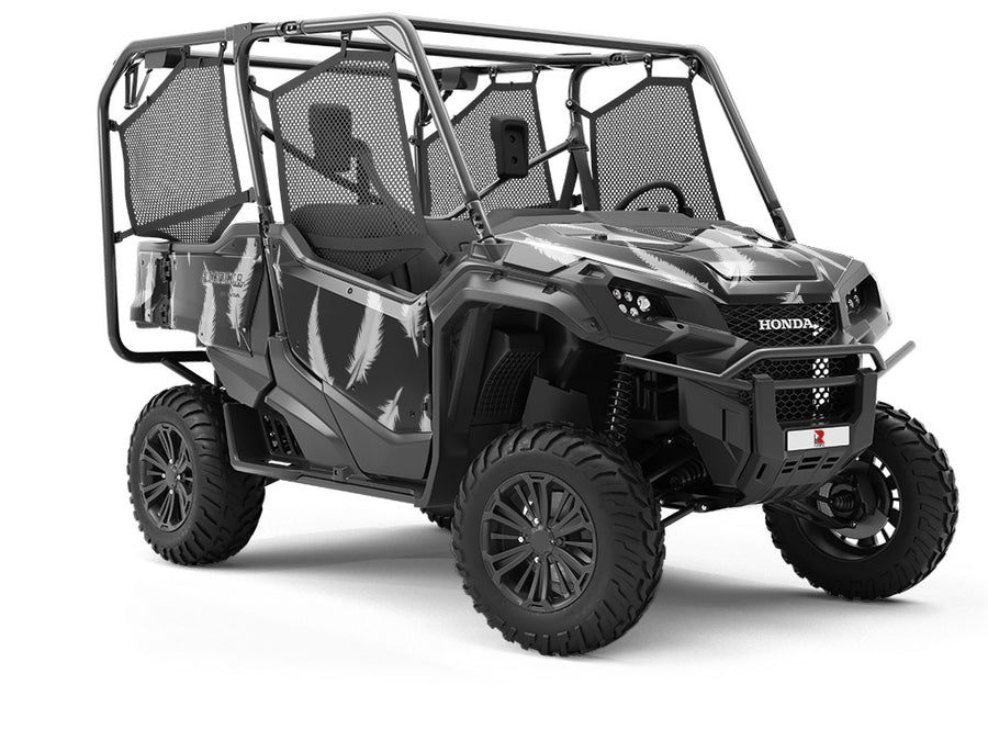 Sharp Feathers Birds Utility Vehicle Vinyl Wrap