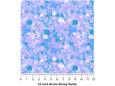 Sharp Ozone Paint Splatter Vinyl Film Pattern Size 12 inch Scale~Rwraps Sharp Ozone Paint Splatter Sizing Chart~2